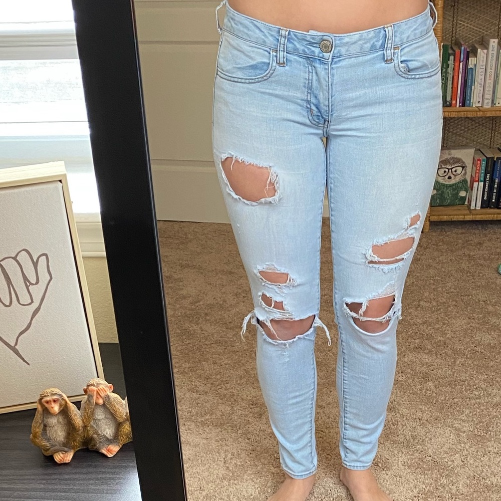 Distressed Jeggings